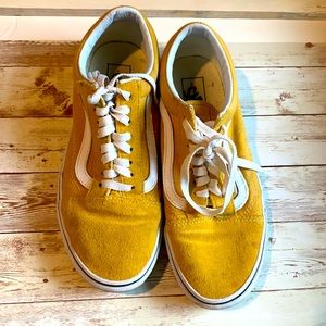 Yellow Vans sneakers sz9.0 women